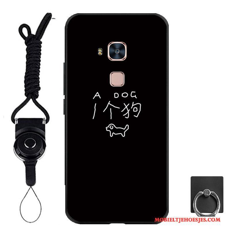 Huawei G7 Plus Zacht Hoesje Telefoon Wit Trend Hanger Bescherming