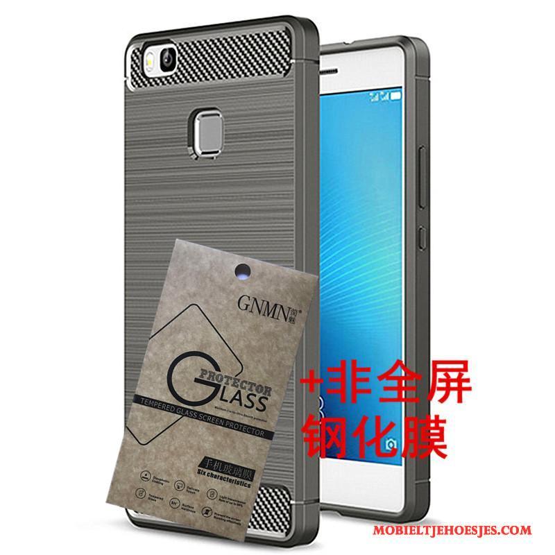 Huawei G9 Lite Bescherming Hoes Zacht Groen Hoesje Telefoon Jeugd Siliconen