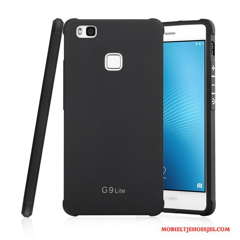 Huawei G9 Lite Zacht Hoes Siliconen Blauw Hoesje Telefoon Jeugd Mobiele Telefoon