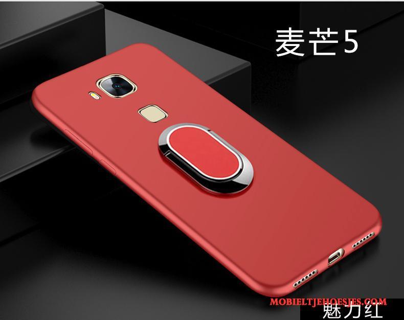 Huawei G9 Plus All Inclusive Zacht Zwart Hoesje Telefoon Siliconen Anti-fall Schrobben