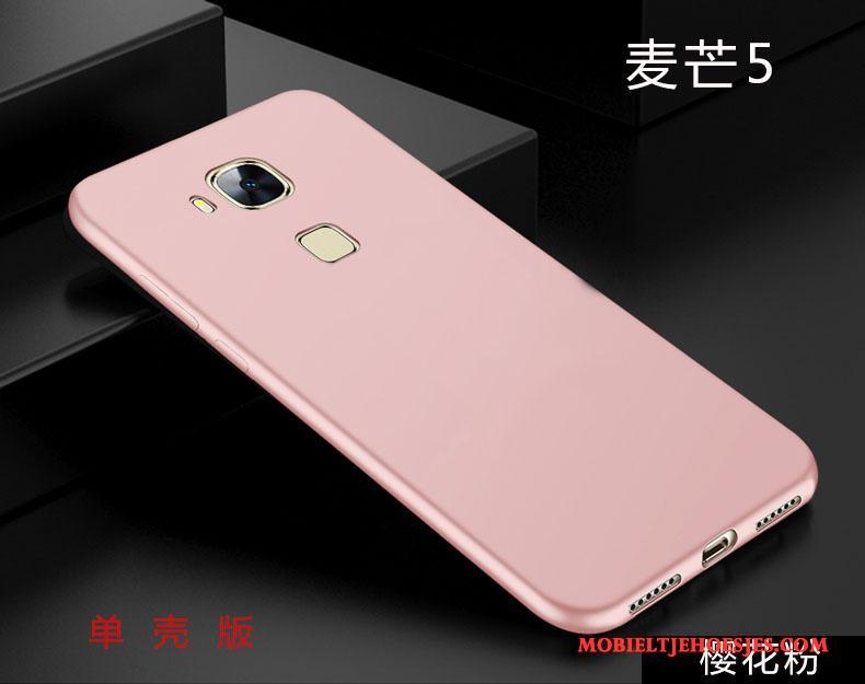 Huawei G9 Plus All Inclusive Zacht Zwart Hoesje Telefoon Siliconen Anti-fall Schrobben