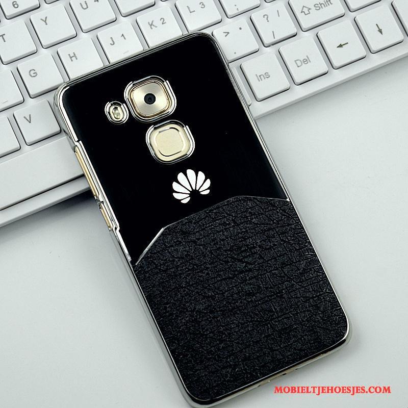 Huawei G9 Plus Anti-fall Hoes Hoesje Telefoon Zilver Dun Hard Metaal