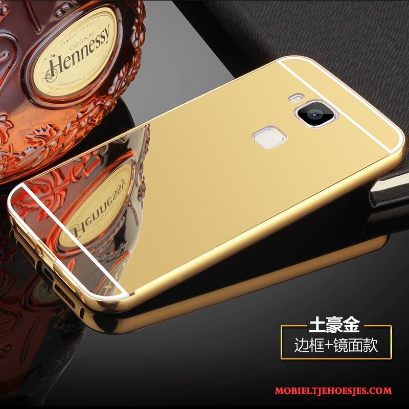 Huawei G9 Plus Bescherming Hoesje Hard Anti-fall Telefoon Metaal Omlijsting