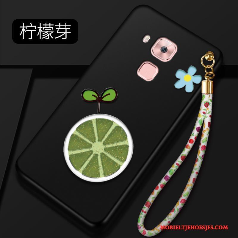 Huawei G9 Plus Bescherming Siliconen Groen Trend Hoesje Telefoon Zacht Schrobben