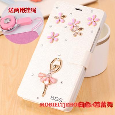 Huawei G9 Plus Clamshell Hoesje Trend Anti-fall Bescherming Rood Leren Etui