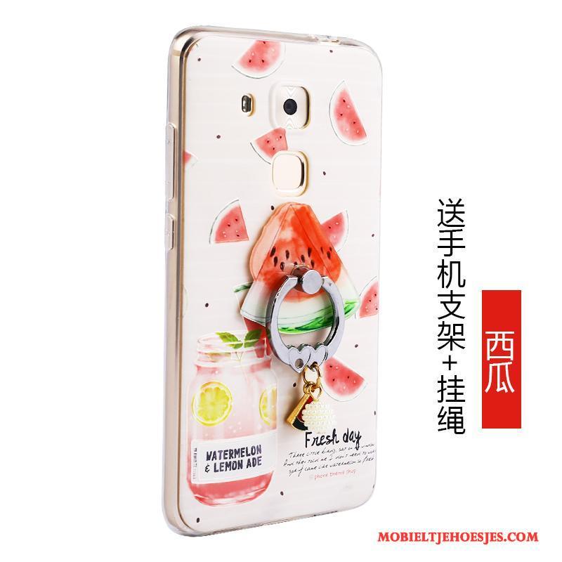 Huawei G9 Plus Fruit Anti-fall Groen Hoesje Telefoon Bescherming Siliconen All Inclusive