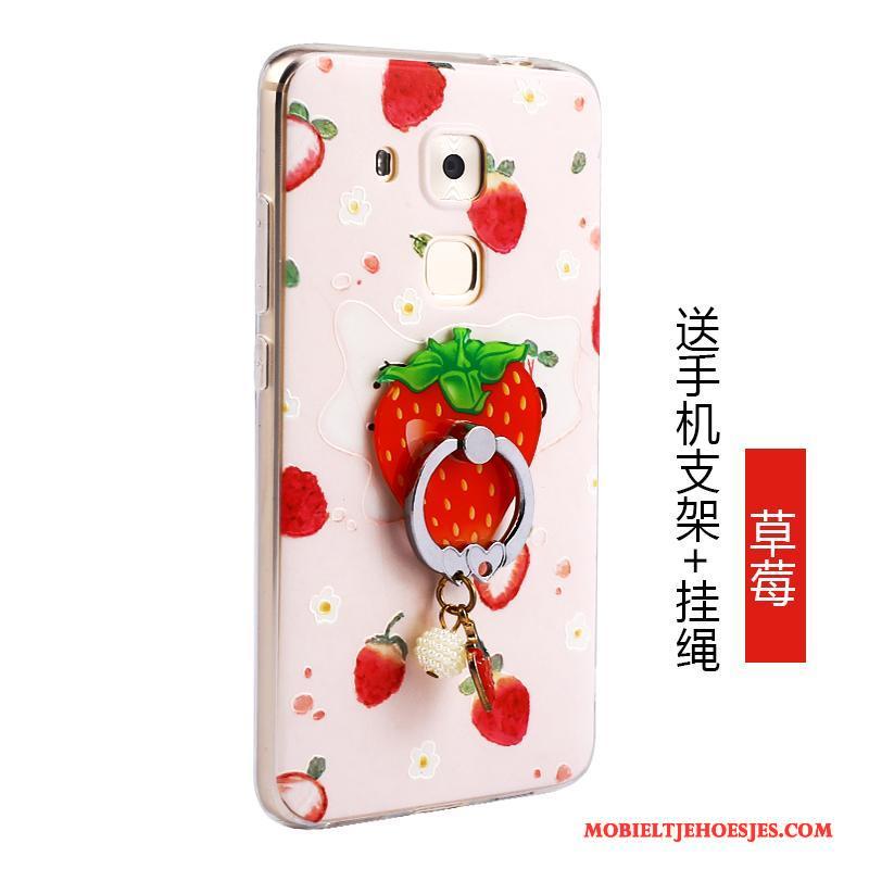 Huawei G9 Plus Fruit Anti-fall Groen Hoesje Telefoon Bescherming Siliconen All Inclusive