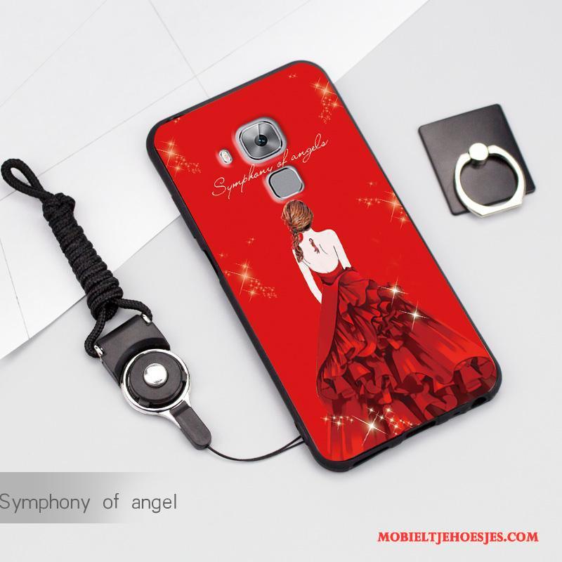 Huawei G9 Plus Hoesje Mobiele Telefoon Anti-fall Wit Bescherming Hoes Siliconen Zacht