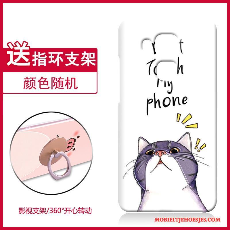 Huawei G9 Plus Hoesje Telefoon Zacht Roze Anti-fall Hard Bescherming Siliconen