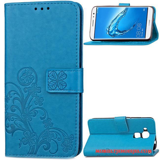 Huawei G9 Plus Nieuw Clamshell Hoesje Telefoon Hemming Rood Anti-fall Zacht