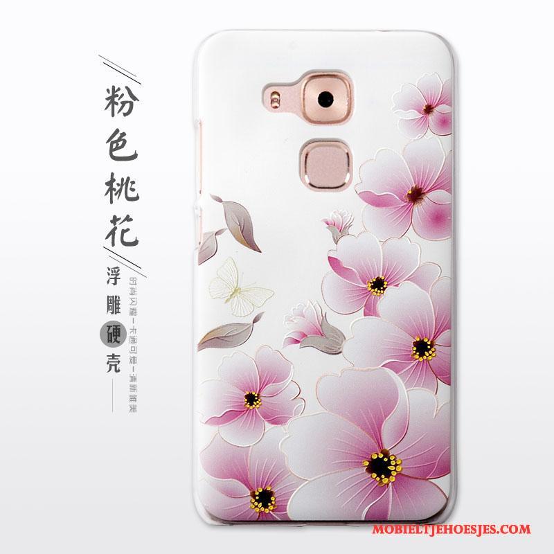 Huawei G9 Plus Roze Bescherming Hoes Hoesje Telefoon Mobiele Telefoon Hard