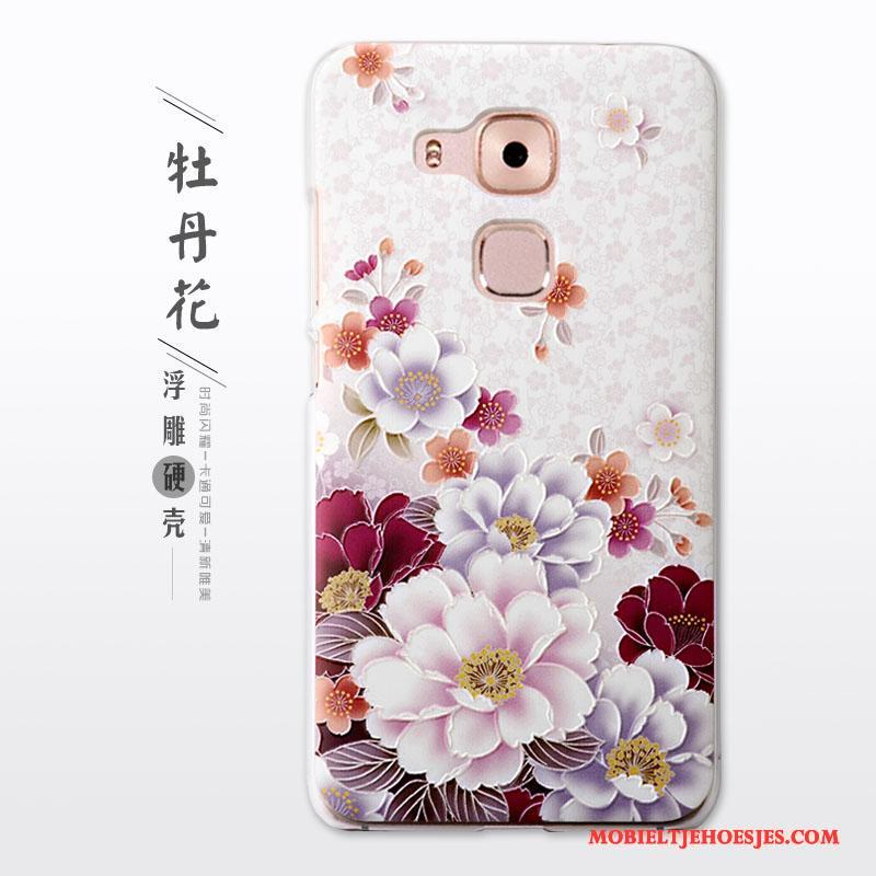 Huawei G9 Plus Roze Bescherming Hoes Hoesje Telefoon Mobiele Telefoon Hard