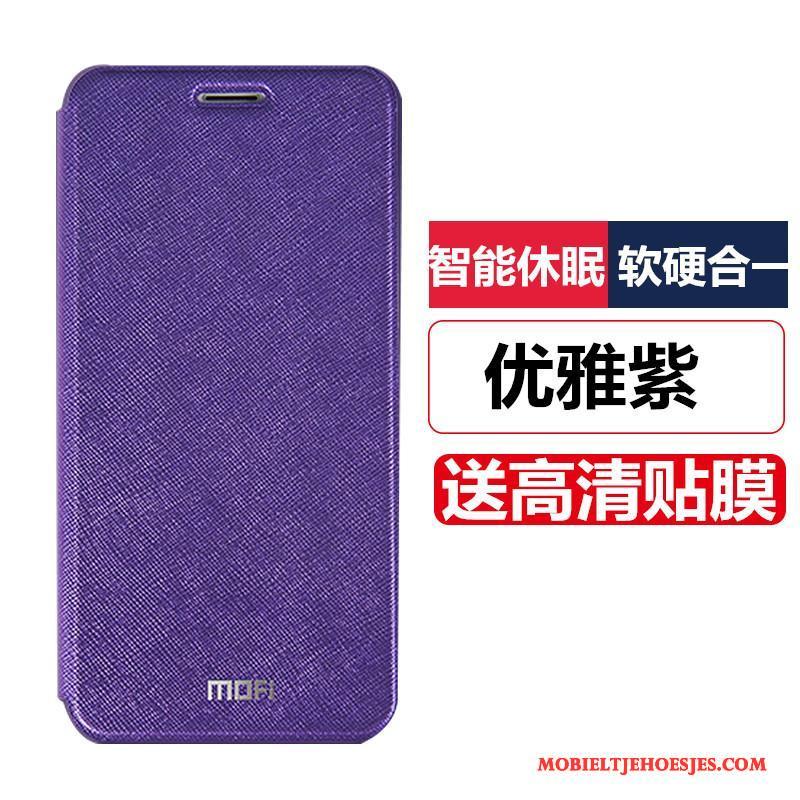 Huawei G9 Plus Siliconen Hoes Anti-fall Bescherming Folio Hoesje Telefoon Leren Etui