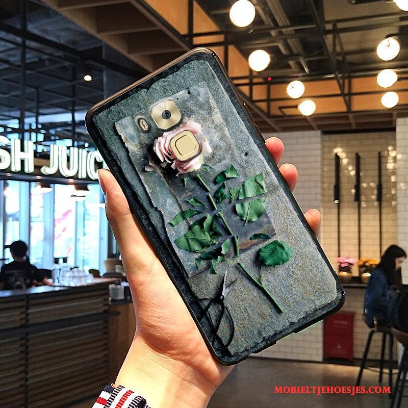 Huawei G9 Plus Trend Kunst Bescherming Hoesje Telefoon Siliconen Anti-fall Zacht