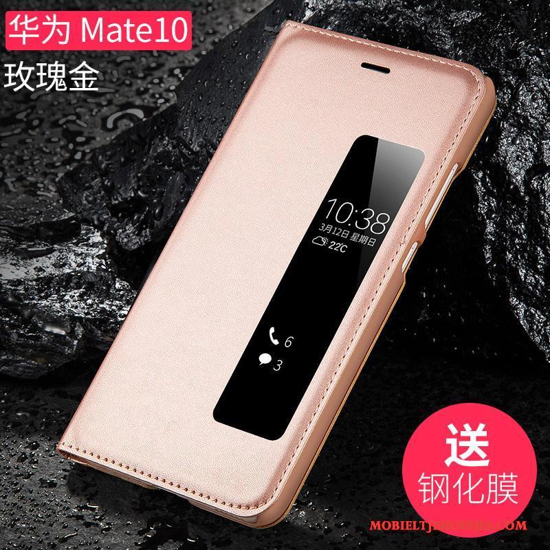 Huawei Mate 10 Anti-fall Hoes Bescherming All Inclusive Leren Etui Folio Hoesje Telefoon