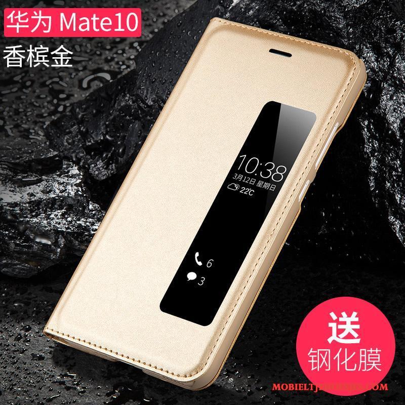 Huawei Mate 10 Anti-fall Hoes Bescherming All Inclusive Leren Etui Folio Hoesje Telefoon