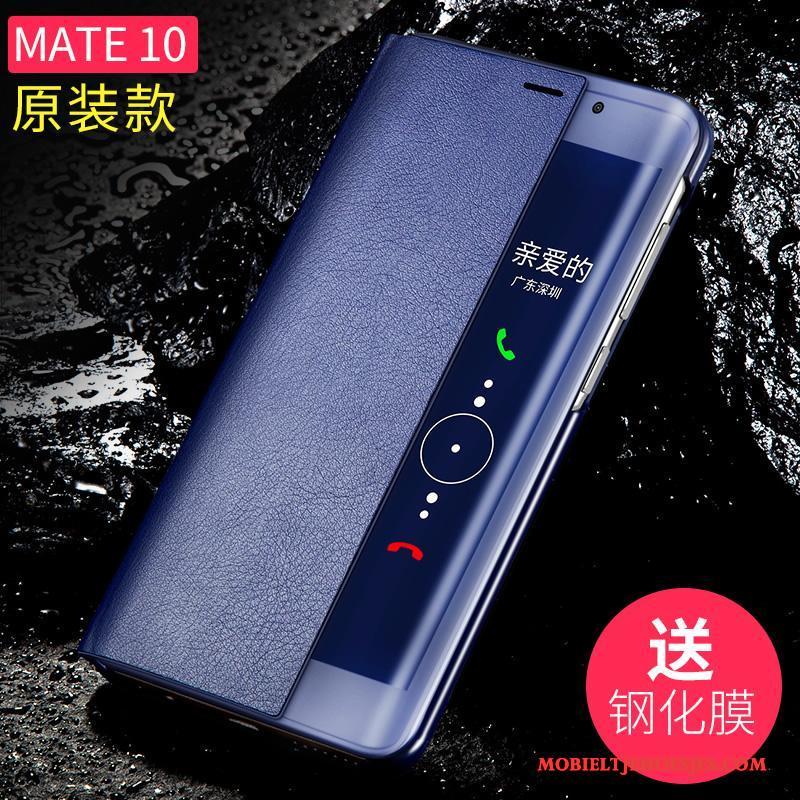 Huawei Mate 10 Anti-fall Hoes Bescherming All Inclusive Leren Etui Folio Hoesje Telefoon