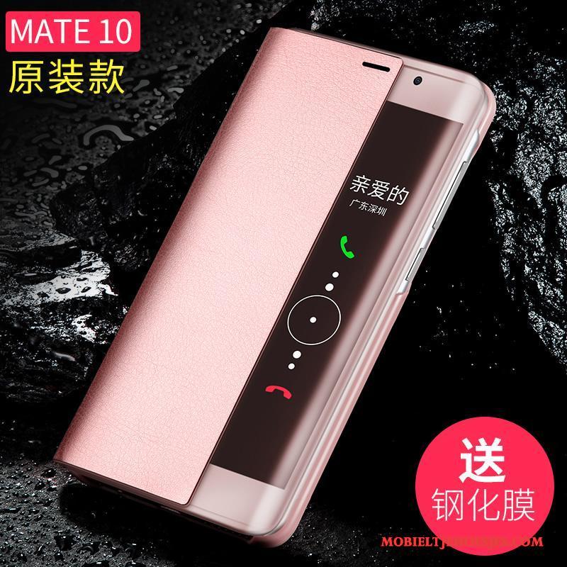 Huawei Mate 10 Anti-fall Hoes Bescherming All Inclusive Leren Etui Folio Hoesje Telefoon