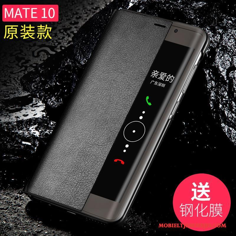 Huawei Mate 10 Anti-fall Hoes Bescherming All Inclusive Leren Etui Folio Hoesje Telefoon