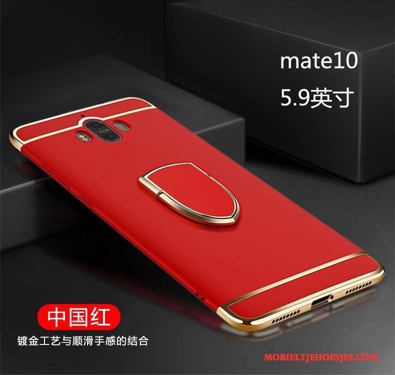 Huawei Mate 10 Auto Anti-fall Schrobben Hard Magnetisch Hoesje Telefoon