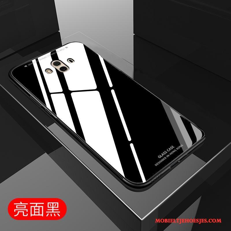 Huawei Mate 10 Glas Bescherming Hoesje Siliconen Telefoon All Inclusive Wit