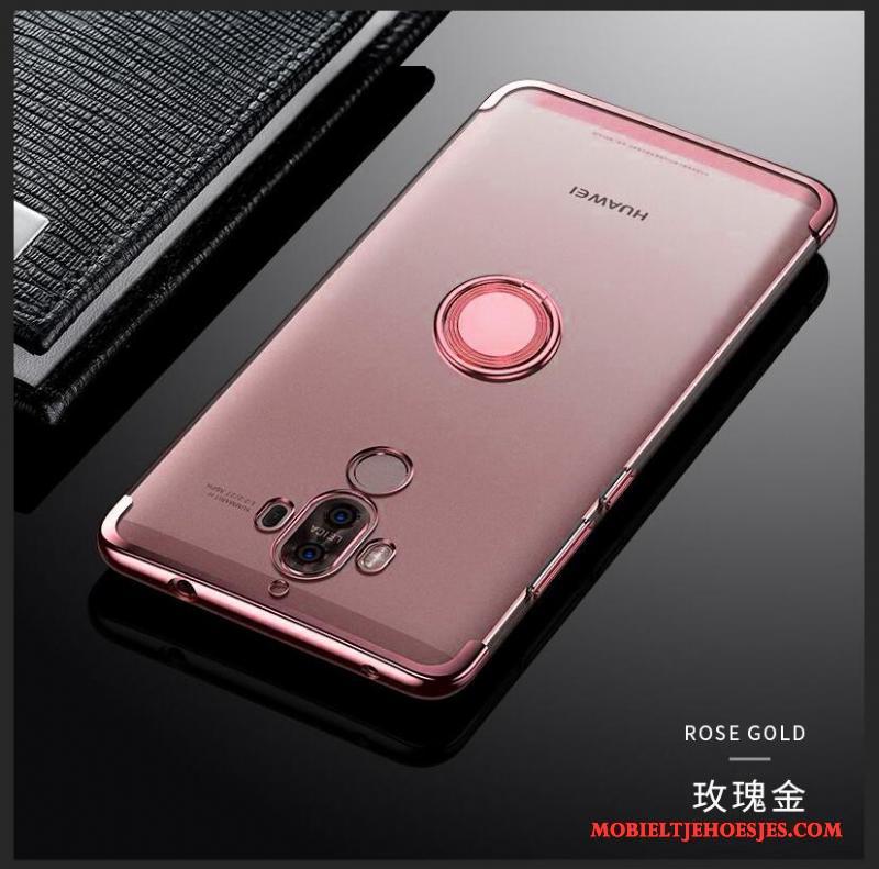 Huawei Mate 10 Hoes Anti-fall Hoesje Telefoon Trend Blauw Bescherming Siliconen