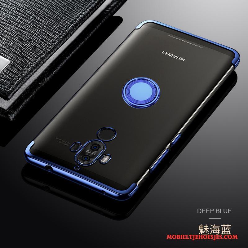 Huawei Mate 10 Hoes Anti-fall Hoesje Telefoon Trend Blauw Bescherming Siliconen