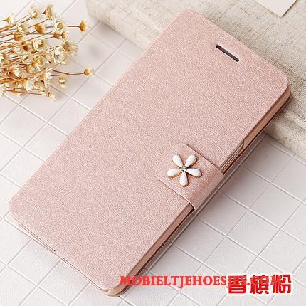 Huawei Mate 10 Hoes Clamshell Hoesje Telefoon Rood Bescherming Anti-fall Leren Etui