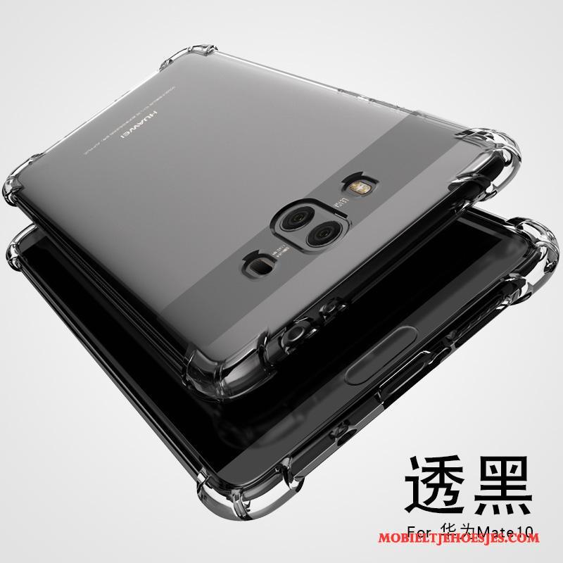 Huawei Mate 10 Hoes Hoesje Telefoon Bescherming Goud All Inclusive Anti-fall Siliconen