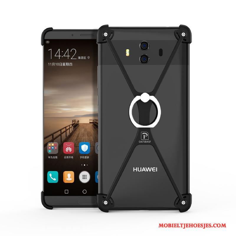 Huawei Mate 10 Hoesje Omlijsting Trend Hoes Metaal Bescherming Scheppend Ring