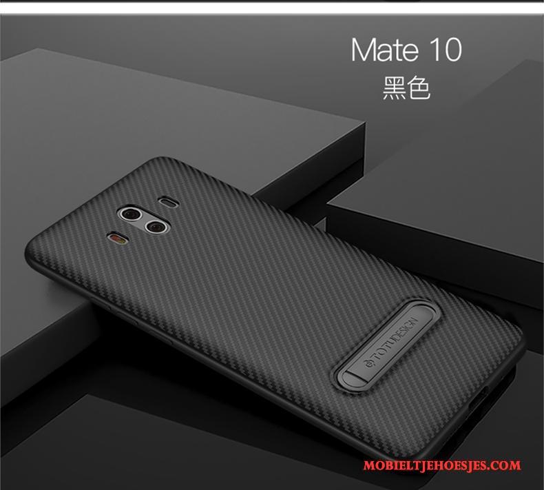 Huawei Mate 10 Hoesje Ondersteuning Mobiele Telefoon Zacht Metaal Bescherming Patroon Hanger