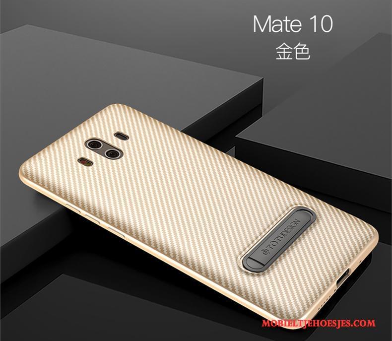 Huawei Mate 10 Hoesje Ondersteuning Mobiele Telefoon Zacht Metaal Bescherming Patroon Hanger