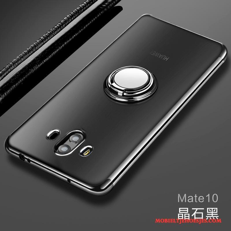 Huawei Mate 10 Hoesje Plating Zacht Goud Doorzichtig All Inclusive Anti-fall Siliconen
