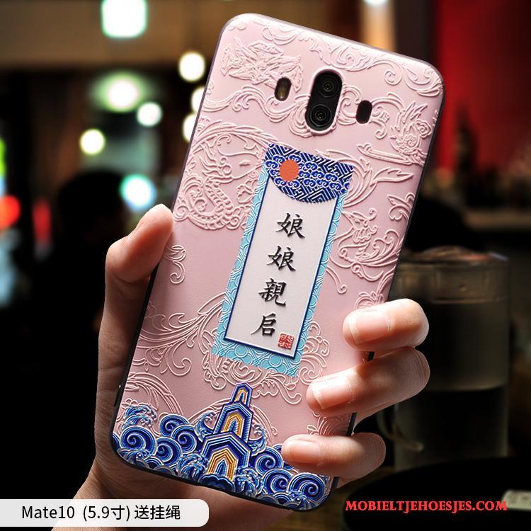 Huawei Mate 10 Hoesje Roze Persoonlijk Zacht Trend Grappig Scheppend Anti-fall