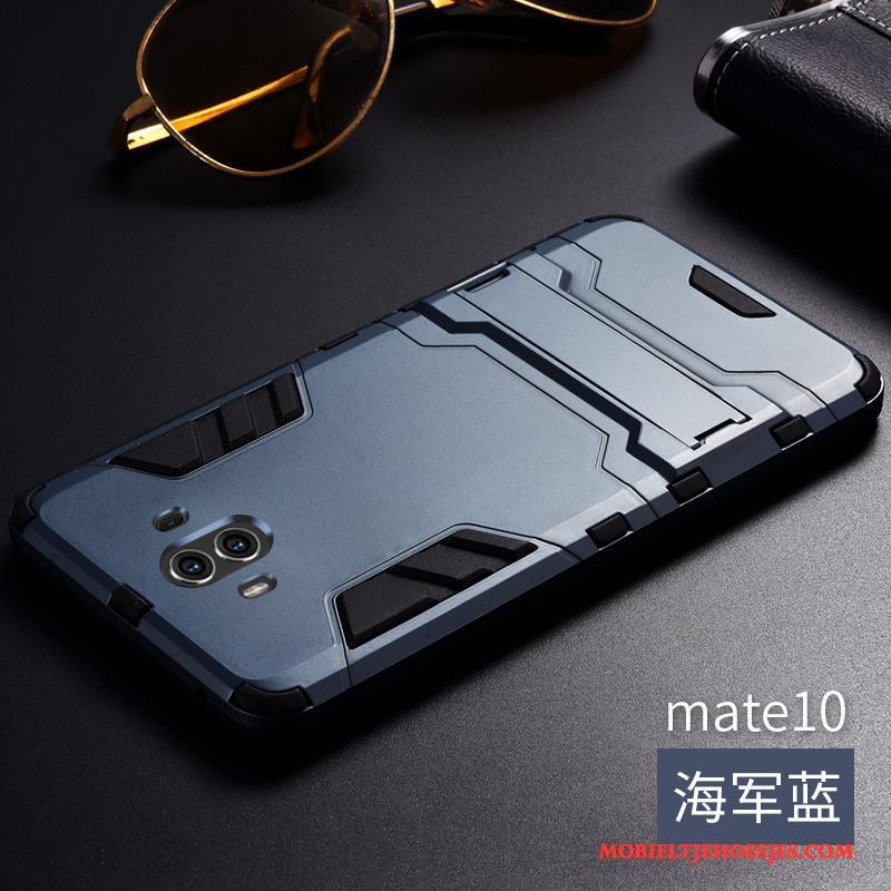 Huawei Mate 10 Lichtblauw Trend Hoesje Telefoon Legering Metaal