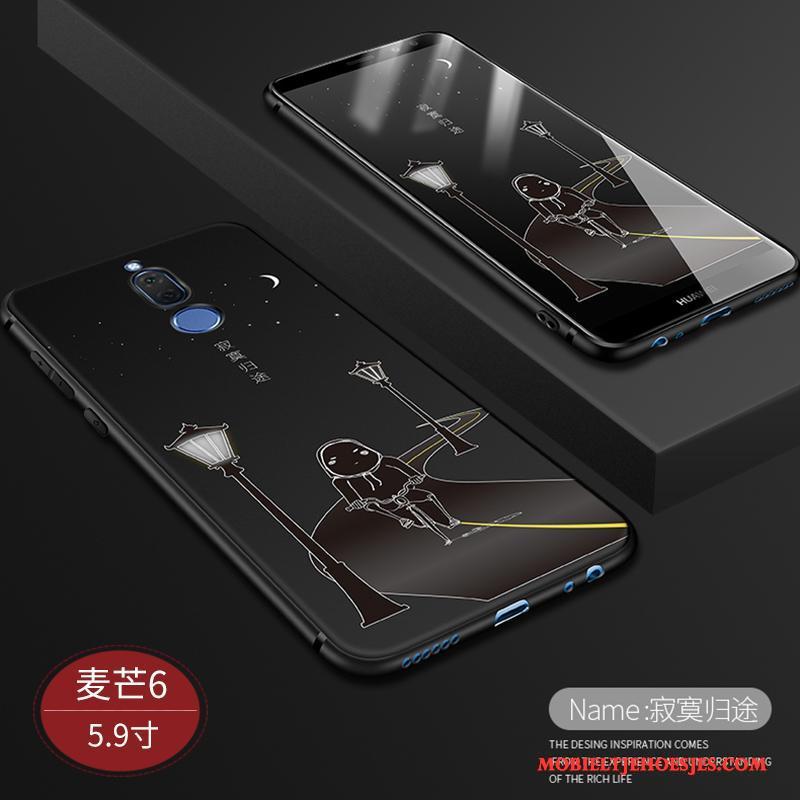 Huawei Mate 10 Lite Schrobben Hoes Hoesje Blauw All Inclusive Persoonlijk Anti-fall