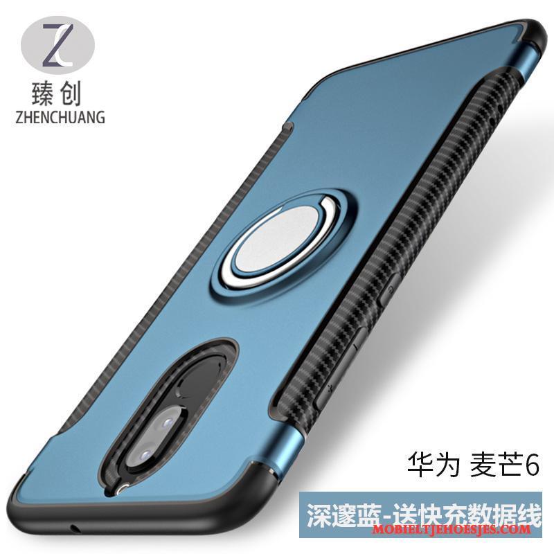 Huawei Mate 10 Lite Siliconen Mobiele Telefoon All Inclusive Scheppend Zacht Trendy Merk Hoesje Telefoon