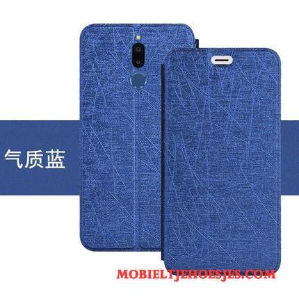 Huawei Mate 10 Lite Zacht Anti-fall Hoesje Telefoon Mobiele Telefoon Blauw Bescherming Leren Etui