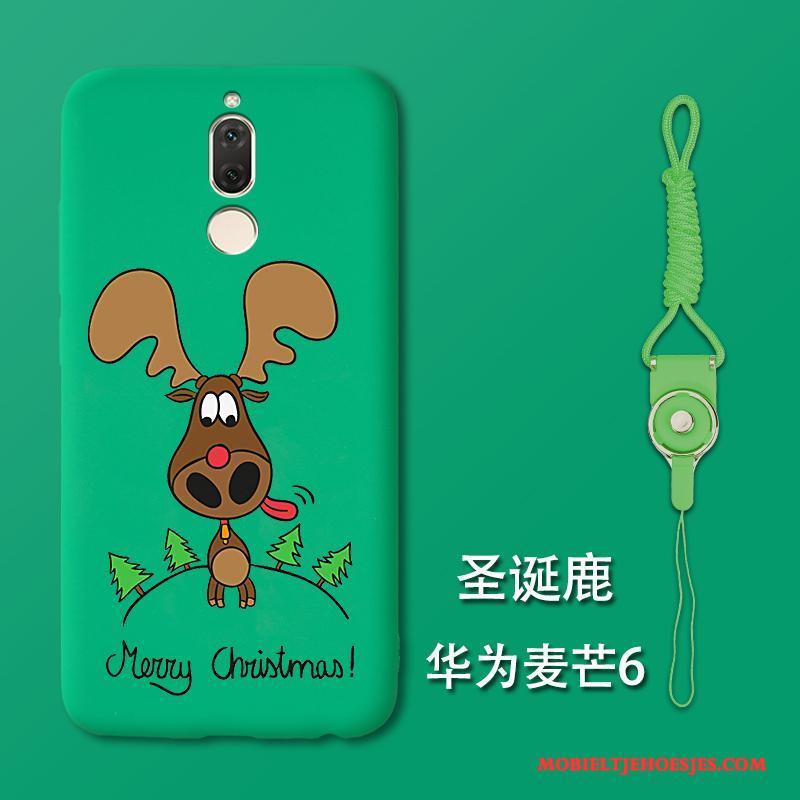 Huawei Mate 10 Lite Zacht Persoonlijk Schrobben Groen Trend Siliconen Hoesje Telefoon