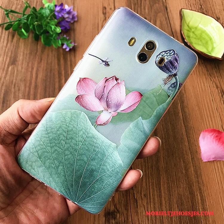Huawei Mate 10 Persoonlijk Anti-fall Zacht Hoesje Telefoon Mobiele Telefoon Scheppend Reliëf