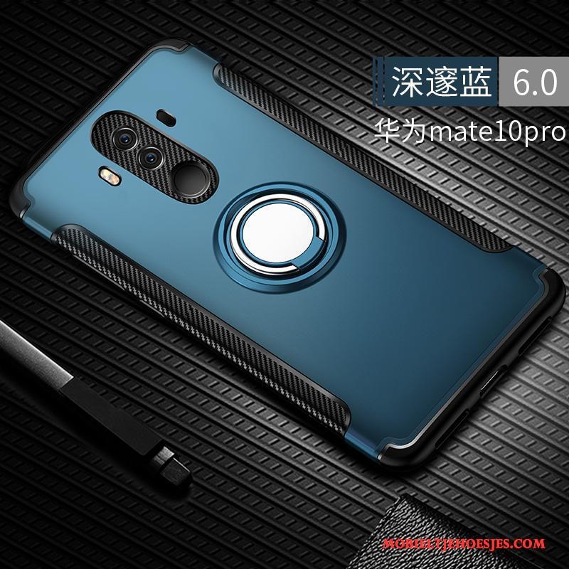 Huawei Mate 10 Pro All Inclusive Hoesje Telefoon Goud Anti-fall Siliconen Scheppend