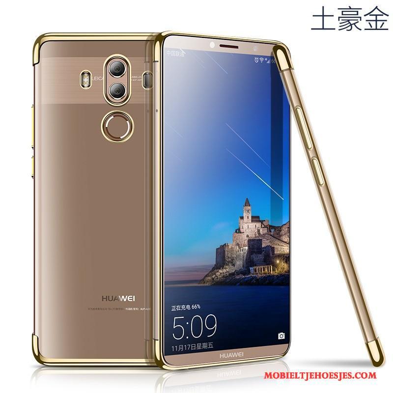 Huawei Mate 10 Pro Anti-fall Hoes Siliconen All Inclusive Hoesje Telefoon Zacht Doorzichtig