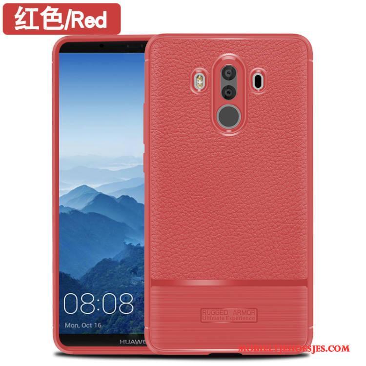 Huawei Mate 10 Pro Anti-fall Hoesje All Inclusive Siliconen Bescherming Blauw Telefoon