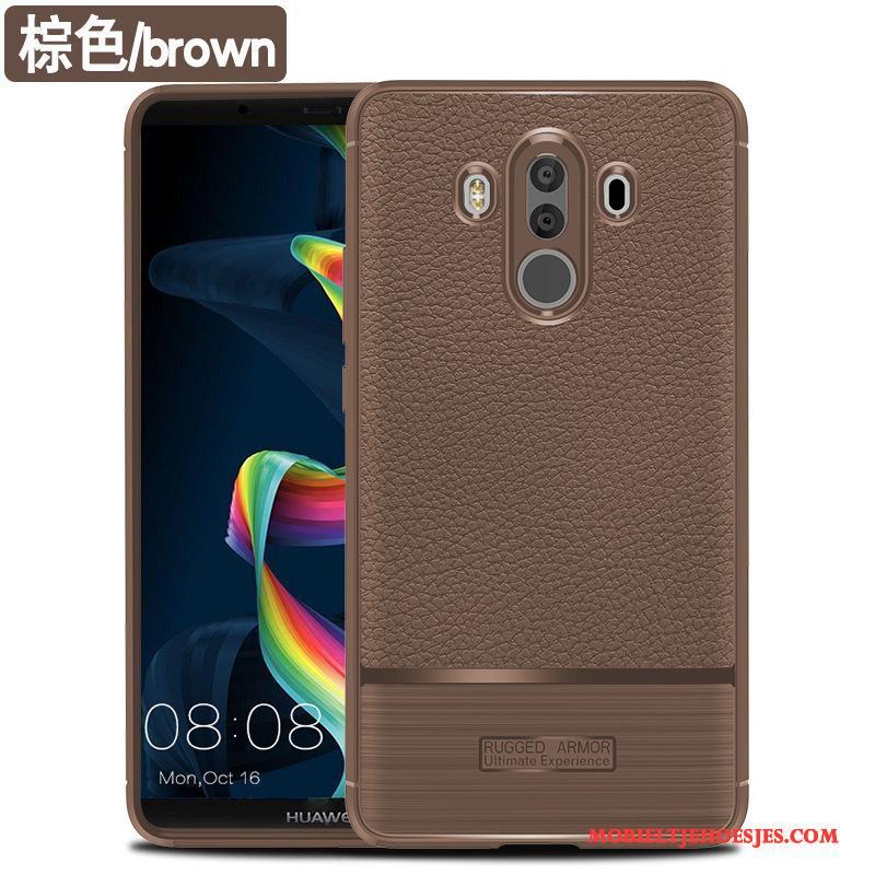 Huawei Mate 10 Pro Anti-fall Hoesje Telefoon Siliconen Zacht Blauw Bescherming