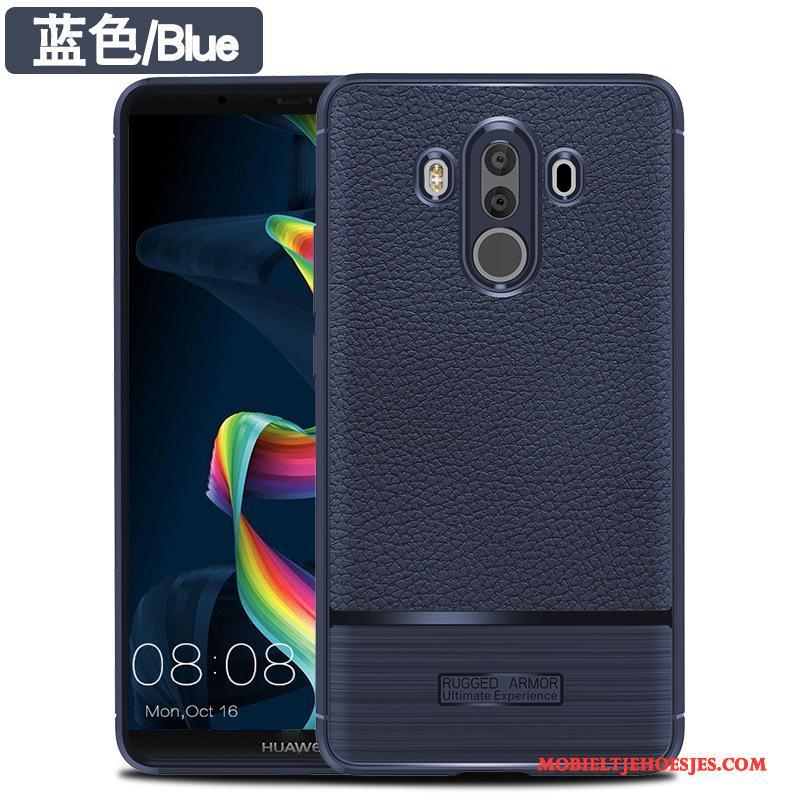 Huawei Mate 10 Pro Anti-fall Hoesje Telefoon Siliconen Zacht Blauw Bescherming