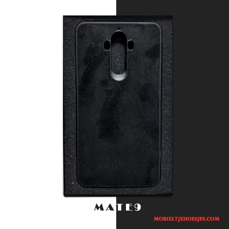 Huawei Mate 10 Pro Dun Suede Anti-fall Bescherming Siliconen Hoes Hoesje Telefoon