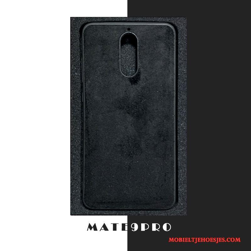 Huawei Mate 10 Pro Dun Suede Anti-fall Bescherming Siliconen Hoes Hoesje Telefoon