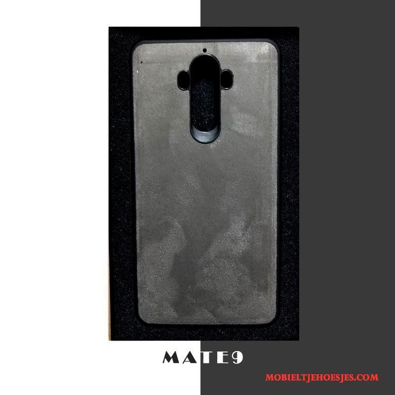 Huawei Mate 10 Pro Dun Suede Anti-fall Bescherming Siliconen Hoes Hoesje Telefoon