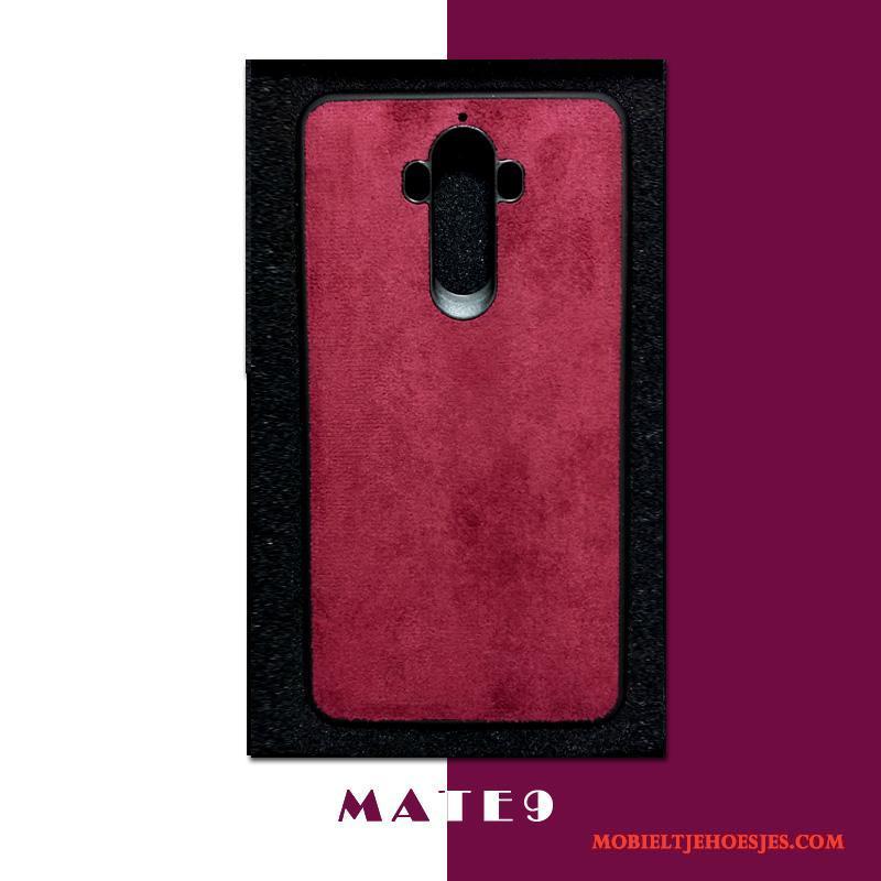 Huawei Mate 10 Pro Dun Suede Anti-fall Bescherming Siliconen Hoes Hoesje Telefoon