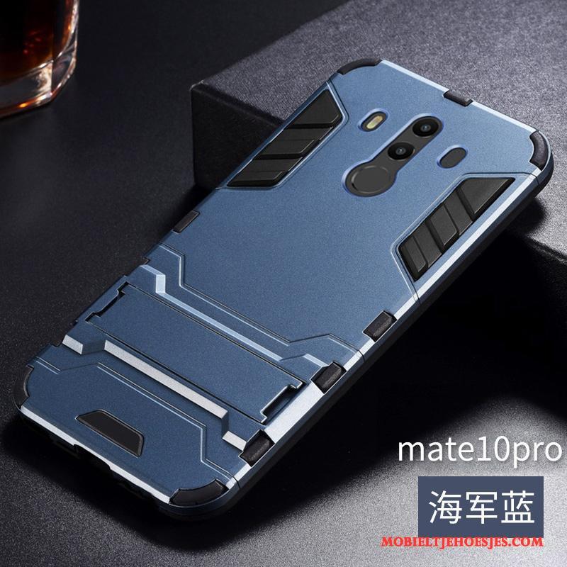 Huawei Mate 10 Pro Goud Persoonlijk Metaal Scheppend Anti-fall All Inclusive Hoesje Telefoon